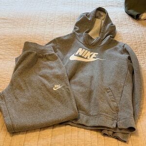 Nike Heather Gray Tracksuit Youth Boys